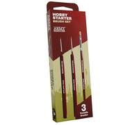 The Army Painter, Hobby Starter Brush Set, 3 pinceaux pour miniatures | Drybrush, Small Detail et Standard Brush, pointe fine, pour la peinture de miniatures Fantasy