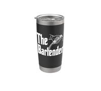 The Bartender - Amusant barman avec dicton fantaisie cool Gobelet isotherme en acier inoxydable double paroi