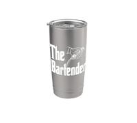 The Bartender - Amusant barman avec dicton fantaisie cool Gobelet isotherme en acier inoxydable double paroi