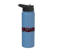 The Batman Logo with Red Bat Stainless Steel Insulated Water Bottle