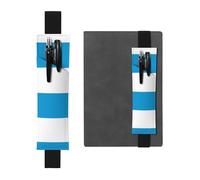 The Bavarian Flag Porte-stylo en cuir Marque-page - Fournitures de bureau - Amovible pour agenda, manuel, livre planifié, adapté