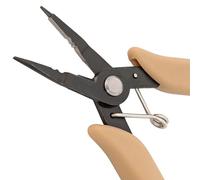 The Beadsmith Beader's Pince tout-en-un - Outil multifonctionnel de fabrication de bijoux, 13,2 cm, avec bec rond, bec de chaîne, pince à sertir et coupe-fil flexible, brevet en attente