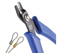 The Beadsmith Pince à sertir - 12,7 cm de long (127 mm) - Utilisation avec des sertissages de 2 mm et des fils de perlage de 0,013 à 0,61 cm de diamètre - Poignées confortables - Créez des
