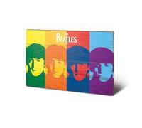 The Beatles - Pop Art - Impression Sur Bois 40x59cm