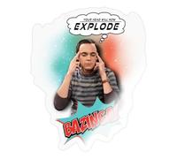 The Big Bang Theory Sheldon Bazinga Your Head Will Explode Autocollant Sticker