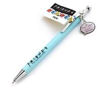 The Carat Shop Stylo à breloques Motif série TV Friends How you Doin? FTP0015 1 Unité (Lot de 1) Bleu