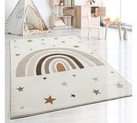 Tapis moderne - THE CARPET - Arc-en-ciel crème - 140x200 - Hypoallergénique