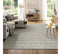 the carpet Calgary - Tapis d’intérieur Durable, Facile à Nettoyer, idéal pour Salon, Chambre, Cuisine ou entrée, également adapté à l’extérieur - Beige - 67 x 180 cm