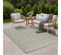 the carpet Calgary - Tapis d’intérieur Durable, Facile à Nettoyer, idéal pour Salon, Chambre, Cuisine ou entrée, également adapté à l’extérieur - Beige - 200 x 280 cm
