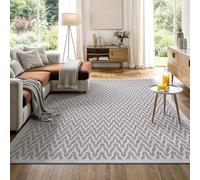 the carpet Calgary - Tapis d’intérieur Durable, Facile à Nettoyer, idéal pour Salon, Chambre, Cuisine ou entrée, également adapté à l’extérieur - Beige Creme - 240 x 340 cm