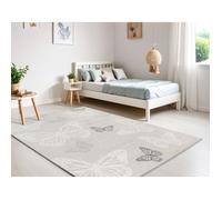 the carpet Jungle Kids - Tapis enfant/jeu, chambre, facile d’entretien, résistant, Crème, 120 x 170 cm, D16