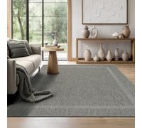 Tapis tissé à plat - THE CARPET - Mistra - Extérieur - Bordure Anthracite - 160 x 220 cm