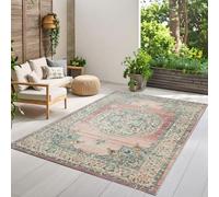 the carpet Palma - Tapis d'extérieur, résistant aux intempéries & aux UV, Convient pour l'intérieur et l'extérieur, Rose, 140 x 200 cm,