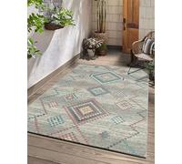 the carpet Palma - Tapis d'extérieur, résistant aux intempéries & aux UV, Convient pour l'intérieur et l'extérieur, Crème, 80 x 150 cm
