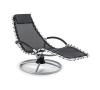 The Chiller Chaise longue à bascule 77 x 85x 173cm - noir