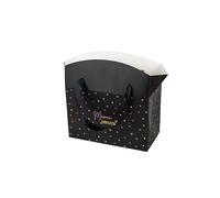THE CONCEPT FACTORY Boîte Cadeau Ruban Maman 18x9x23 cm Illustrée | Papier, boîte cadeau ruban maman, 18x9x23 cm, illustrée, modèle aléatoire, noir rose or ou blanc or
