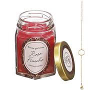 The Concept Factory Bougie parfumée en Bocal avec Bijou Surprise Rose fraîche