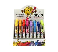 The Concept Factory Stylo 8 Couleurs - Stylos à bille (Clip-on retractable ballpoint pen, Noir, Bleu, Vert, Orange, Rose, Violet, Rouge, Jaune, Multicolore, 17 mm, 22 mm, 140 mm)
