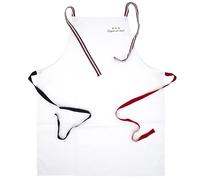 The Concept Factory Tablier adulte cuisine TX7249 Anti-projections 85x67cm Blanc/Rouge/Noir