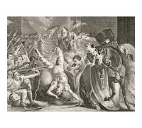 The Death Of Wat Tyler 1381 From The National And Domestic History of England By William Aubrey Publié Londres Circa 1890 Poster Print (86,4 x 61 cm)