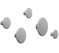 The Dots set de 5 patères gris Muuto - 5710562030128