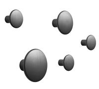 The Dots set de 5 patères noir Muuto - 5710562030029