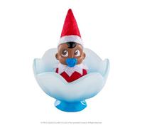 The Elf on The Shelf Frost Pips Mini Fleurs | Bébé Elfe dans Une Fleur Magique givrée | Elfe sur l'étagère | Bébé Elfes | Bébés Elfes (garçon aux Yeux Marrons)