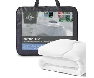 The Fine Bedding Company - Couette Respirante - 13,5 tog - Hiver - Rafraîchissant et évacuant l'humidité - Contrôle de la température - Lavable en Machine - Super King Size