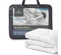 The Fine Bedding Company - Couette Spundown - 10,5 Tog - Printemps/Automne - Housse Douce en Peau de pêche - Lavable en Machine - Hypoallergénique - King Size
