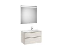The gap pack 2t lav dte 800mm (unik+miroir) frêne nordic - ROCA A851513434