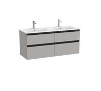 The Gap Unik 4 Tiroirs 1200 Mm Gris Moyen Mat/Poignées Noires - ROCA A851483547