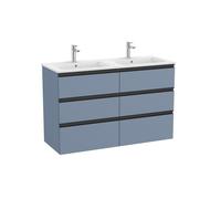 The Gap Unik 6 Tiroirs 1200 Mm Bleu Mat/ Poignées Noires - ROCA A851493548