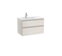 The gap unik meuble 2 tiroirs + lavabo gauche 2 trou 800mm frêne nordic - ROCA A851479434