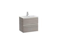 The gap unik meuble 2 tiroirs + lavabo slim 600mm city oak - ROCA A851495402