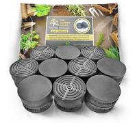 The Garden Gecko Lot de 20 Pieds Invisibles pour Pots de Fleurs et Pots de Fleurs en Caoutchouc Solide avec Surface antidérapante améliorée | Lot de 20 | Givré Mat
