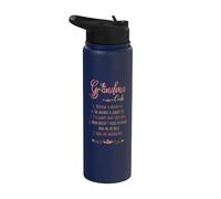 The Grandma Code : Grand-mère et grand-parent drôle Stainless Steel Insulated Water Bottle