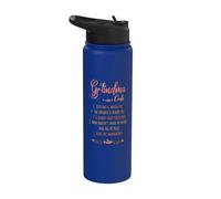 The Grandma Code : Grand-mère et grand-parent drôle Stainless Steel Insulated Water Bottle