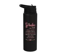 The Grandma Code : Grand-mère et grand-parent drôle Stainless Steel Insulated Water Bottle