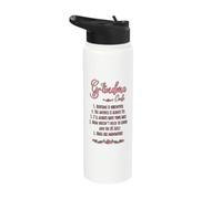 The Grandma Code : Grand-mère et grand-parent drôle Stainless Steel Insulated Water Bottle