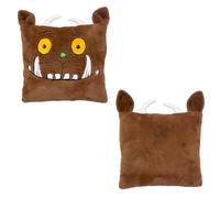 The Gruffalo Coussin Carré Officiel | Ultra Doux, Design Woodland | Visage du Gruffalo avec Oreilles 3D | Parfait pour Chambre, canapé ou lit | 35 x 35 cm