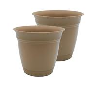The HC Companies Lot de 2 jardinières, grès, 40,6 cm
