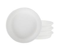 The HC Companies Soucoupe en Plastique pour Pot de Fleurs, pour l'extérieur et l'intérieur, Design Traditionnel pour l'évacuation de l'eau, Durable et élégant, 20,3 cm de diamètre, Blanche
