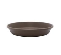 The HC Companies Soucoupe Ronde en Plastique pour Plantes, Chocolat, 40,6 cm