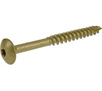 The Hillman Group 47870 Lot de 25 vis à tête cylindrique avec tête en forme d'étoile Bronze 1000 heures