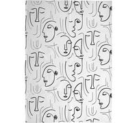 Tapis The home deco factory ARTY Noir 120x170 cm