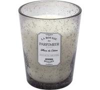 Home Deco Factory Bougie parfumée BO5574 – Pot en verre bulle – Fleur de Coton – Gris clair