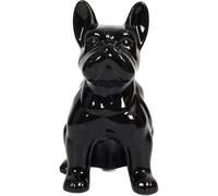 The Home Deco Factory Bouledogue Céramique Noir
