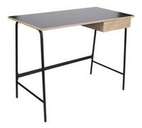 The Home Deco Factory - Bureau en bois et métal Stanford Bois G