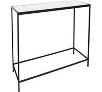 The Home Deco Factory - Console plateau imitation marbre Felicity Noir G