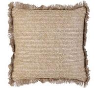 Home Deco Factory – Coussin Tx8598 – Raphia naturel déhoussable 40X40 cm